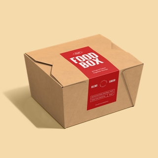 Custom Kraft Lunch Boxes